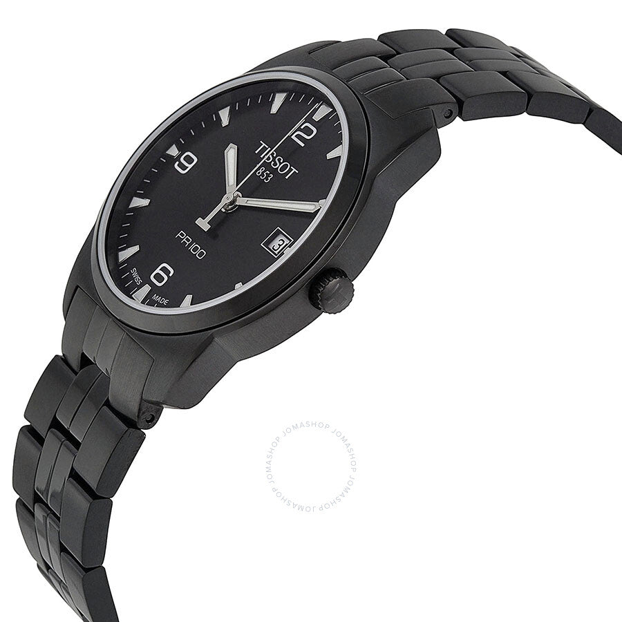 Tissot PR 100 Black Steel Men's Watch T049.410.33.057.00 - Dawson Watches #2