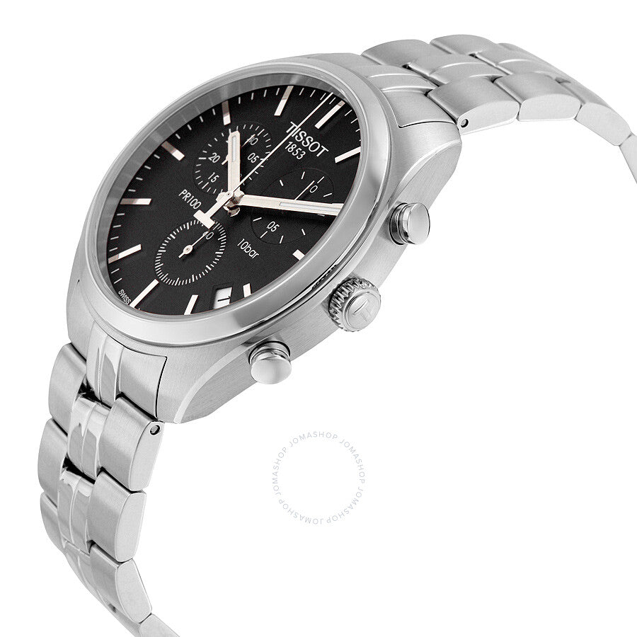 Tissot PR 100 Chronograph Black Dial Men's Watch T1014171105100 - Dawson Watches #2