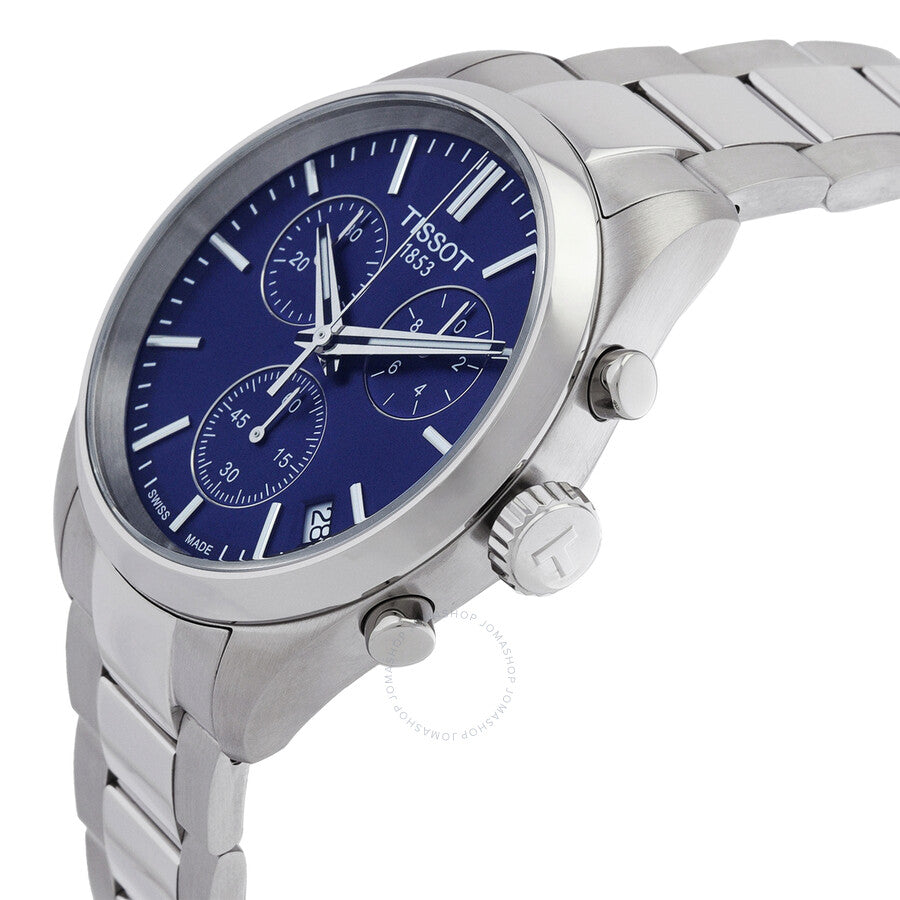 Tissot PR 100 Chronograph Quartz Blue Dial Men's Watch T1504171104100 - Dawson Watches #2