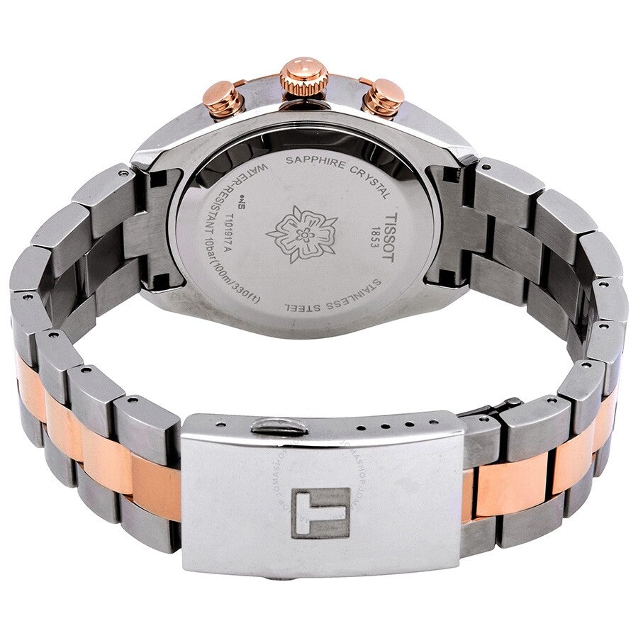 Tissot PR 100 Chronograph Quartz Diamond White Mother of Pearl Dial Ladies Watch T101.917.22.116.00