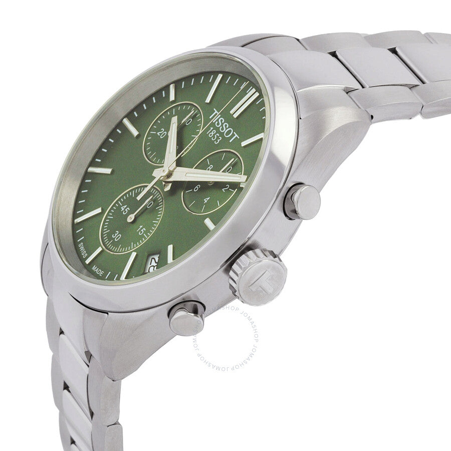 Tissot PR 100 Chronograph Quartz Green Dial Men's Watch T150.417.11.091.00 - Dawson Watches #2