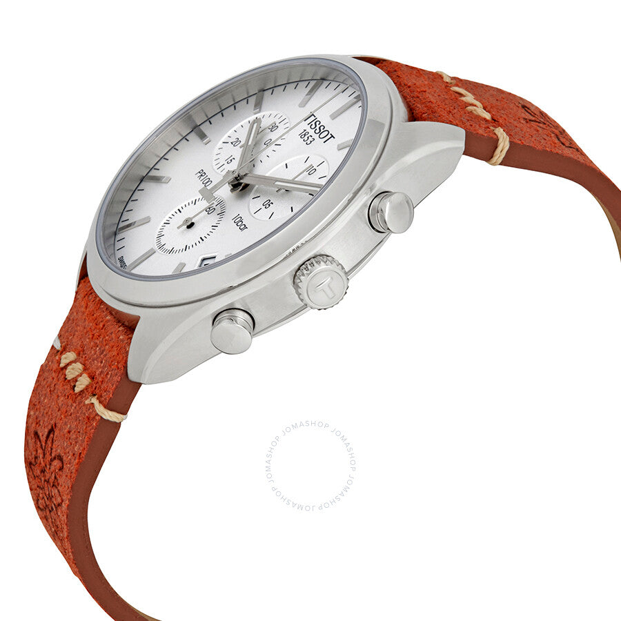 Tissot PR 100 Chronograph Silver Dial Men's Watch T101.417.16.031.01 - Dawson Watches #2