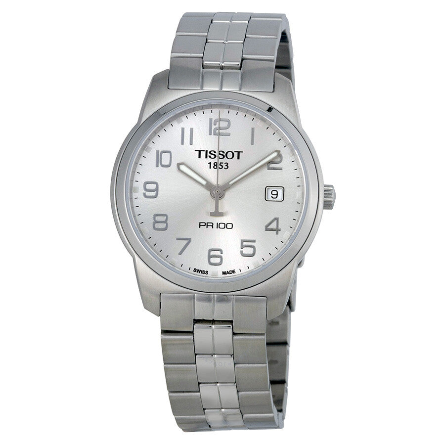 Tissot PR 100 Silver Dial Bracelet Men's Watch T0494101103201 - Dawson Watches