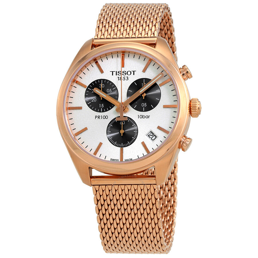 Tissot PR 100 Chronograph Silver Dial Men's Watch T101.417.33.031.01 - Dawson Watches