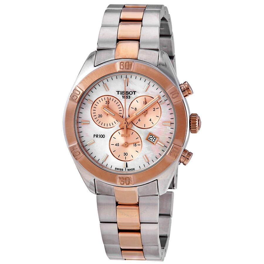Tissot PR 100 Sport Chic Chronograph Quartz Ladies Watch T101.917.22.151.00 - Dawson Watches