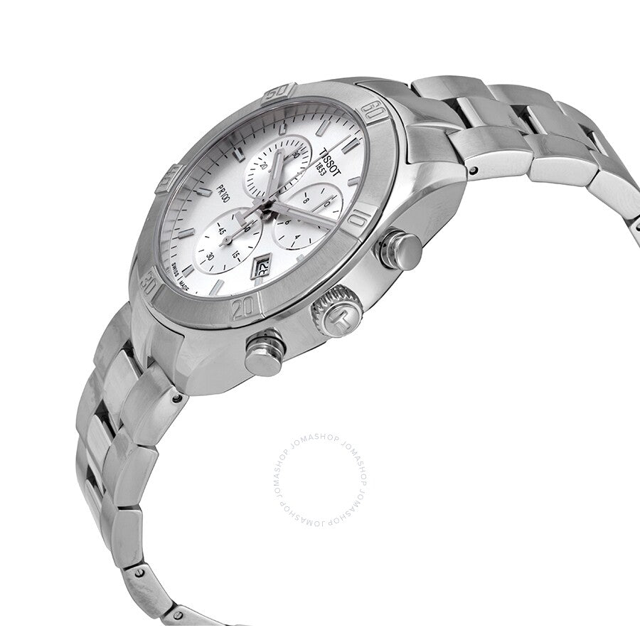 Tissot PR 100 Sport Chic Chronograph Quartz Silver Dial Watch T101.917.11.031.00 - Dawson Watches #2