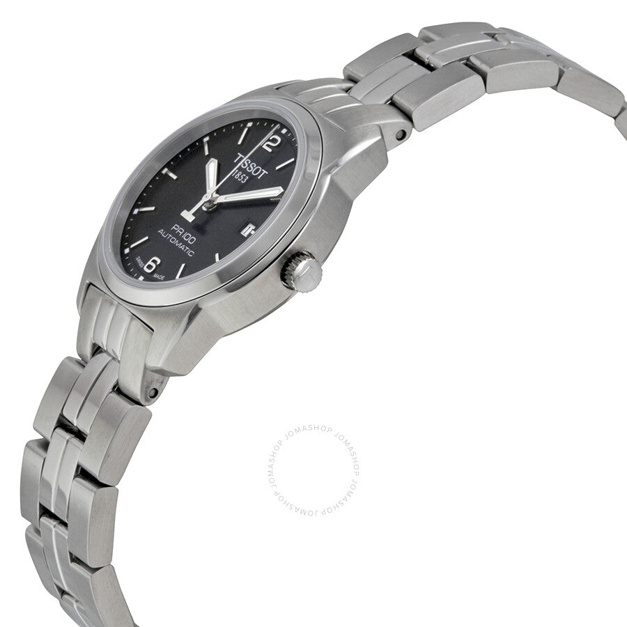 Tissot PR100 Automatic Black Dial Ladies Watch T0493071105700 - Dawson Watches #2