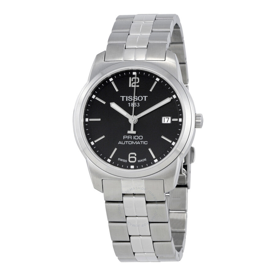 Tissot PR100 Automatic Black Dial Men's Watch T0494071105700 - Dawson Watches