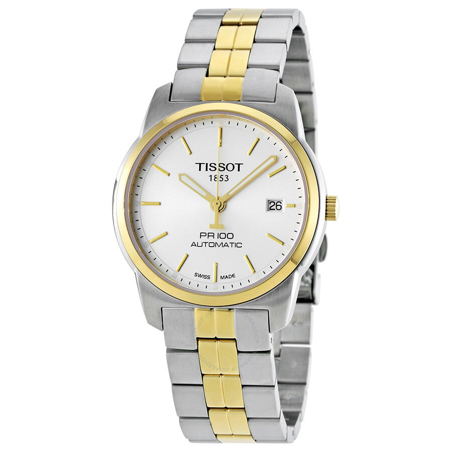 Tissot PR100 Automatic Silver Dial Men's Watch T0494072203100 - Dawson Watches