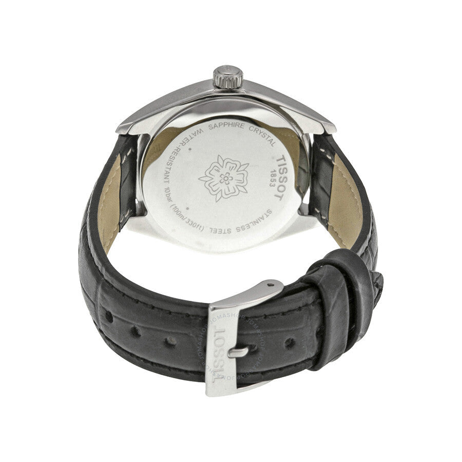 Tissot PR100 Black Dial Black Leather Ladies Watch T1012101605100 - Dawson Watches #3