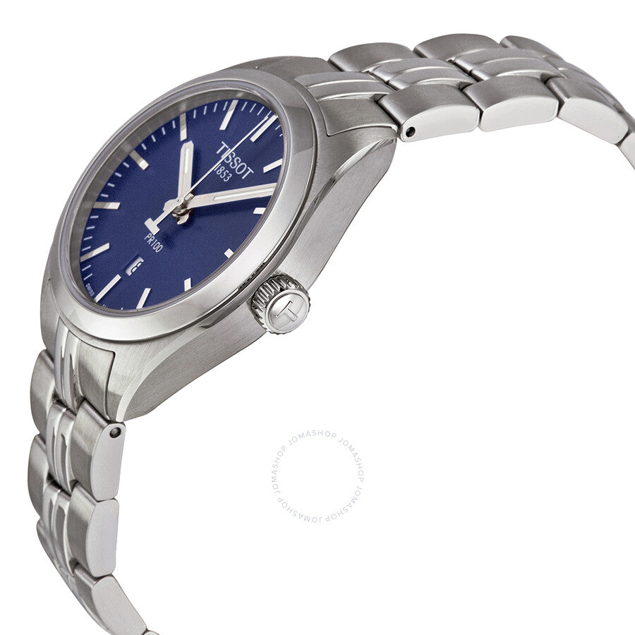 Tissot PR100 Blue Dial Stainless Steel Ladies Watch T1012101104100 - Dawson Watches #2