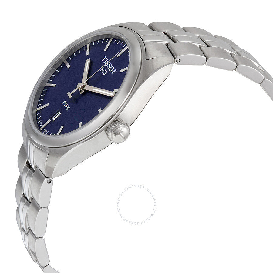 Tissot PR100 Blue Dial Stainless Steel Men's Watch T1014101104100 - Dawson Watches #2