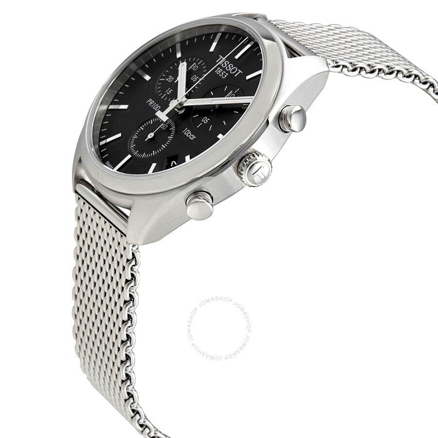 Tissot PR100 Chronograph Black Dial Watch T101.417.11.051.01 - Dawson Watches #2