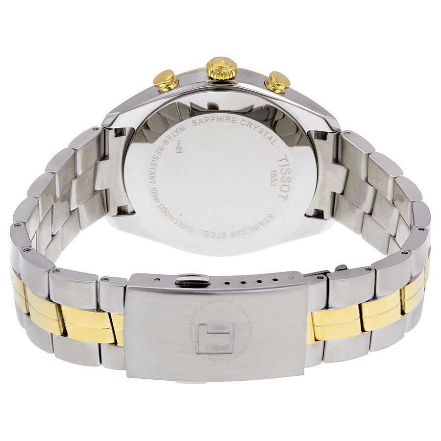 Tissot PR100 Chronograph White Dial Two-tone Men's Watch T1014172203100 - Dawson Watches #3