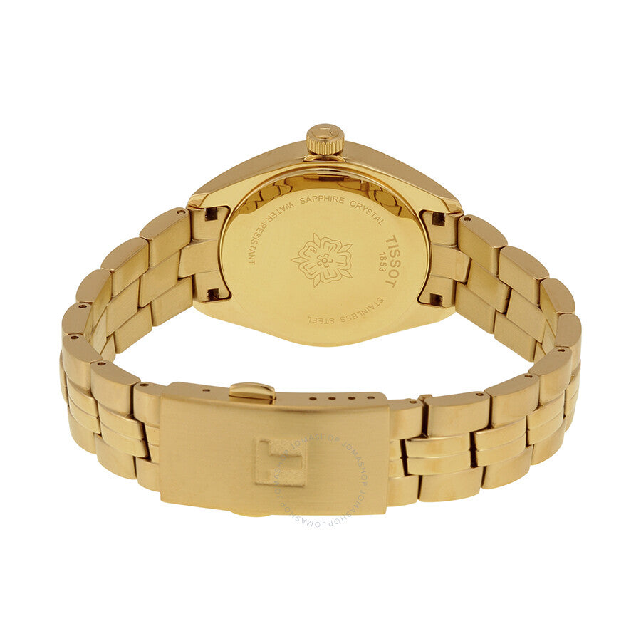 Tissot PR100 Lady Silver Dial Gold PVD Ladies Watch T1012103303100 - Dawson Watches #3