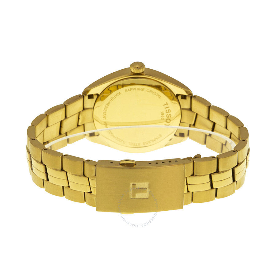 Tissot PR100 Silver Dial Gold PVD Men's Watch T1014103303100 - Dawson Watches #3