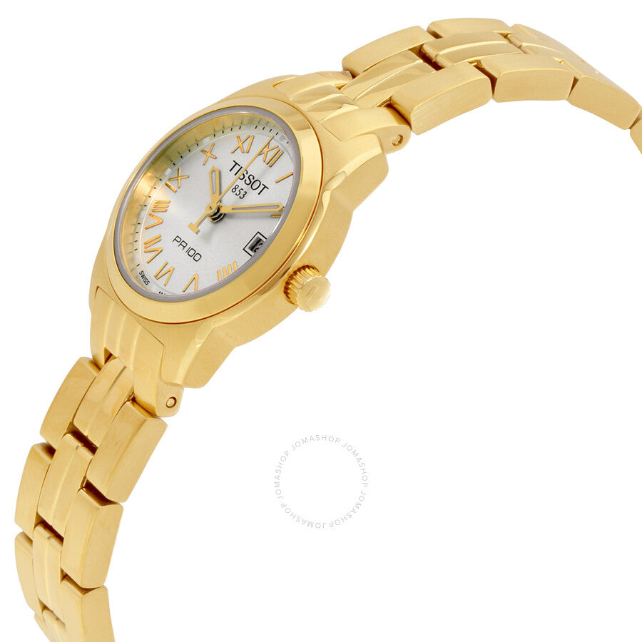 Tissot PR100 Silver Dial Ladies Watch T0492103303300 - Dawson Watches #2