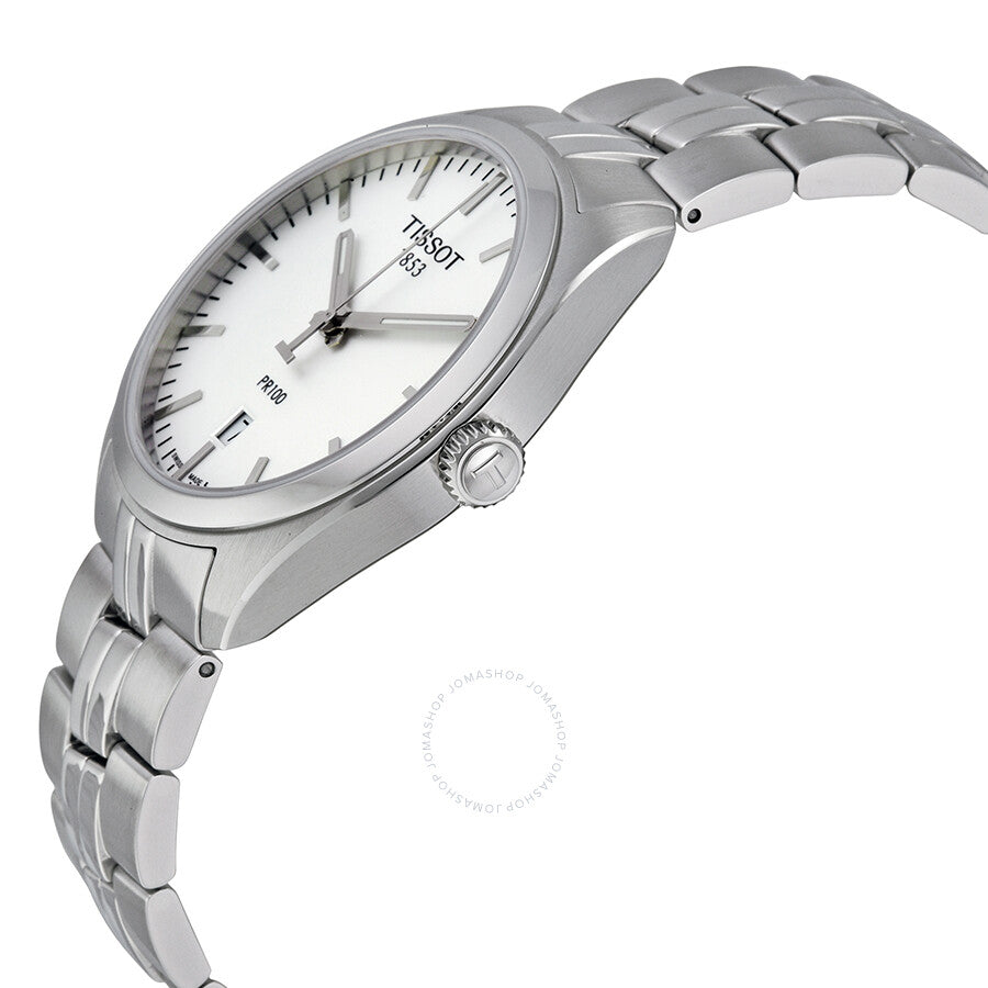 Tissot PR100 Silver Dial Stainless Steel Men's Watch T1014101103100 - Dawson Watches #2