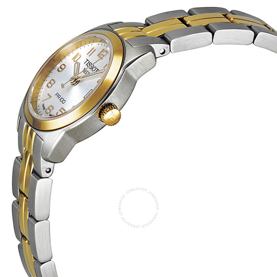 Tissot PR100 Silver Dial Two-tone Ladies Watch T0492102203200 - Dawson Watches #2