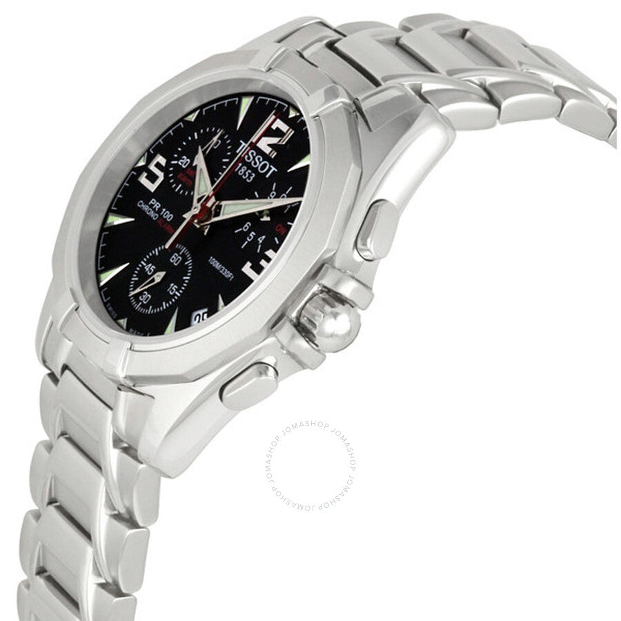Tissot PR100 Steel Chronograph Black Men's Watch T14.1.486.52 - Dawson Watches #2
