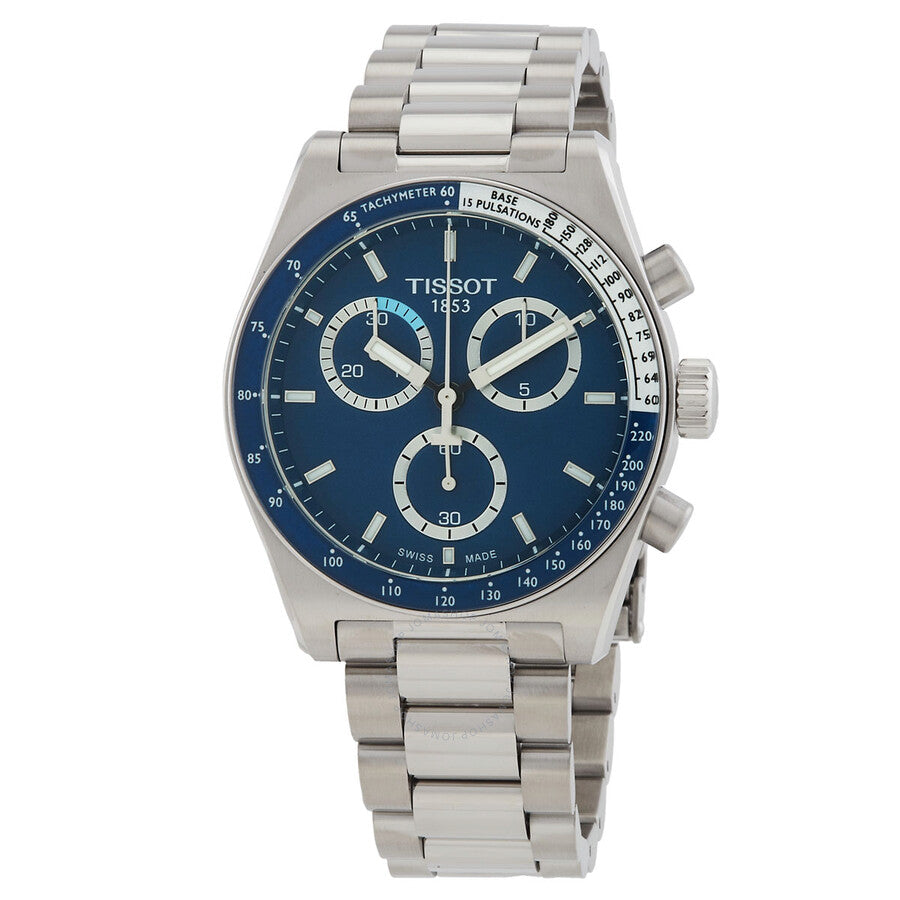 Tissot PR516 Chronograph Quartz Blue Dial Men's Watch T149.417.11.041.00 - Dawson Watches