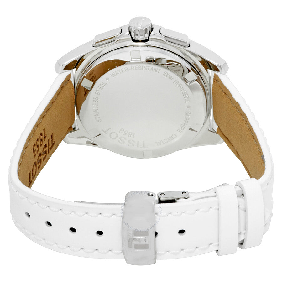 Tissot PRC 100 Chronograph Silver Dial Ladies Watch T008.217.16.111.00 - Dawson Watches #3