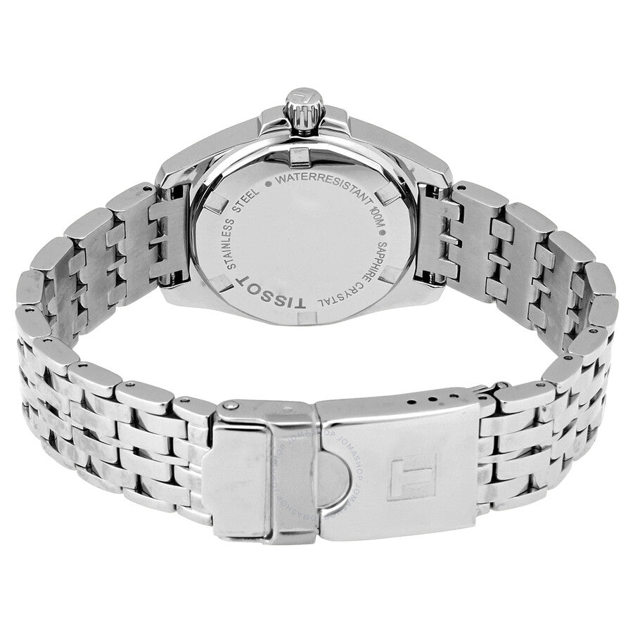Tissot PRC 100 Diamonds Red Dial Ladies Watch T22.1.181.81 - Dawson Watches #3