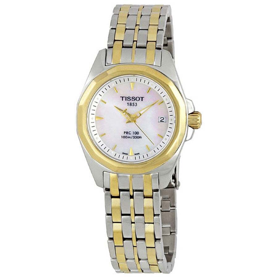 Tissot PRC 100 Mother of Pearl Ladies Watch T0080102211100 - Dawson Watches