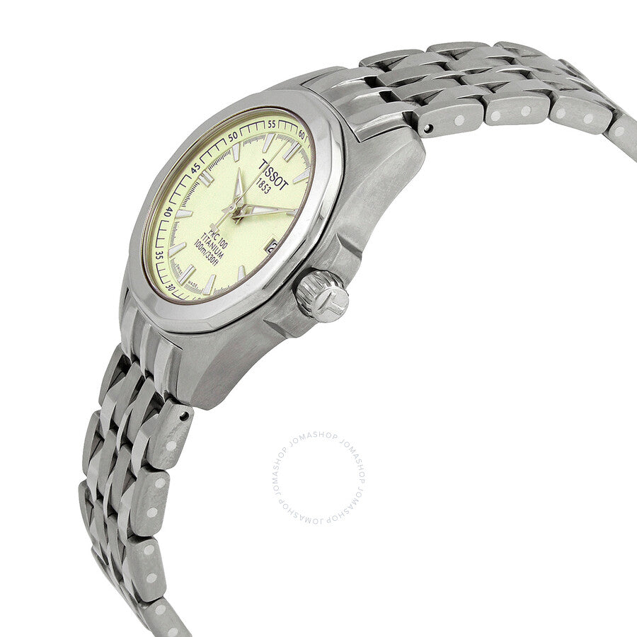 Tissot PRC 100 Quartz Ivory Dial Ladies Watch T008.010.44.261.00 - Dawson Watches #2