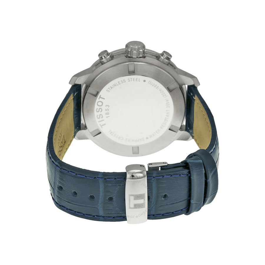 Tissot PRC 200 Chronograph Blue Dial Men's Watch T0554171604700 - Dawson Watches #3