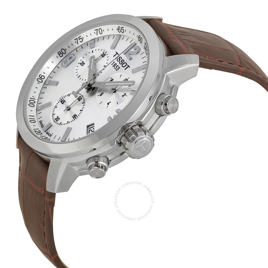 Tissot PRC 200 Chronograph Silver Dial Men's Watch T0554171603700 - Dawson Watches #2