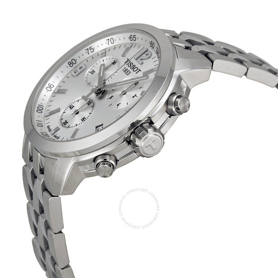 Tissot PRC 200 Chronograph Silver Dial Men's Watch T0554171103700 - Dawson Watches #2