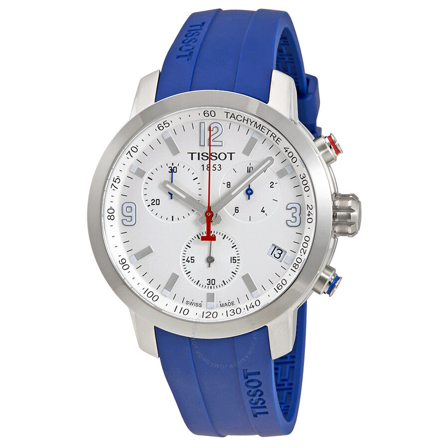 Tissot PRC 200 Ice Hockey Chronograph White Dial Men's Watch T055.417.17.017.02 - Dawson Watches