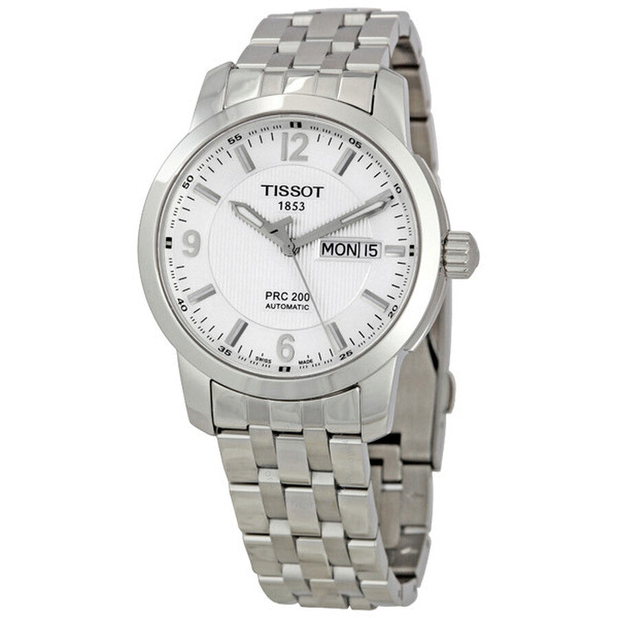 Tissot PRC 200 Men's Watch Automatic Bracelet Silver Dial T014.430.11.037.00 - Dawson Watches