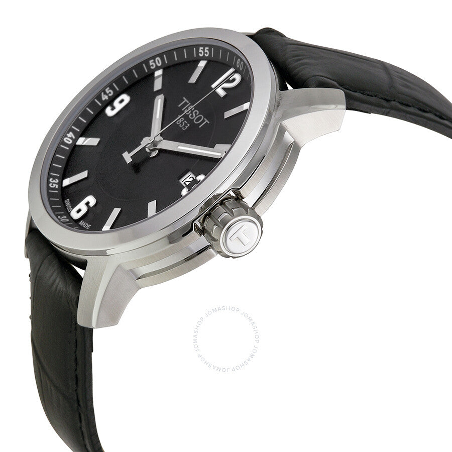 Tissot PRC 200 Quartz Black Dial Men's Watch T0554101605700 - The Watches Men & Co #2