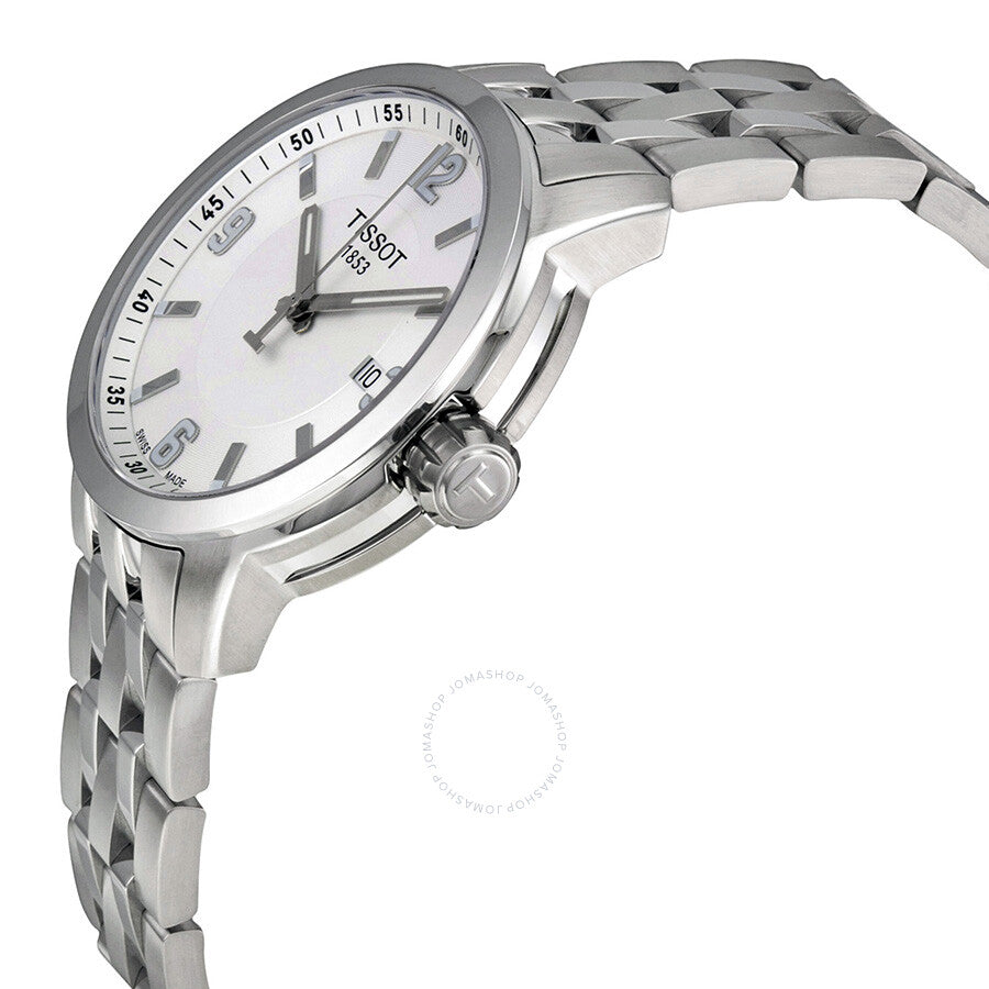 Tissot PRC 200 White Dial Stainless Steel Men's Watch T0554101101700 - Dawson Watches #2