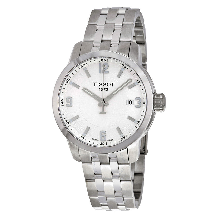 Tissot PRC 200 White Dial Stainless Steel Men's Watch T0554101101700 - Dawson Watches