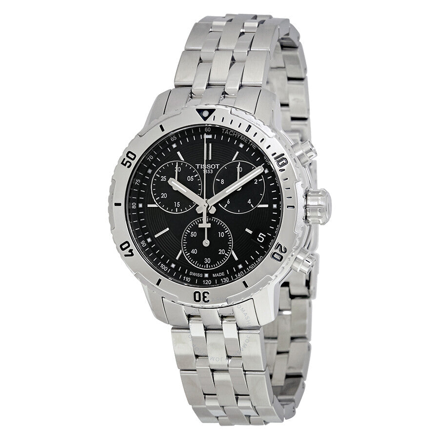 Tissot PRS 200 Chronograph Black Dial Men's Watch T067.417.11.051.01 - Dawson Watches