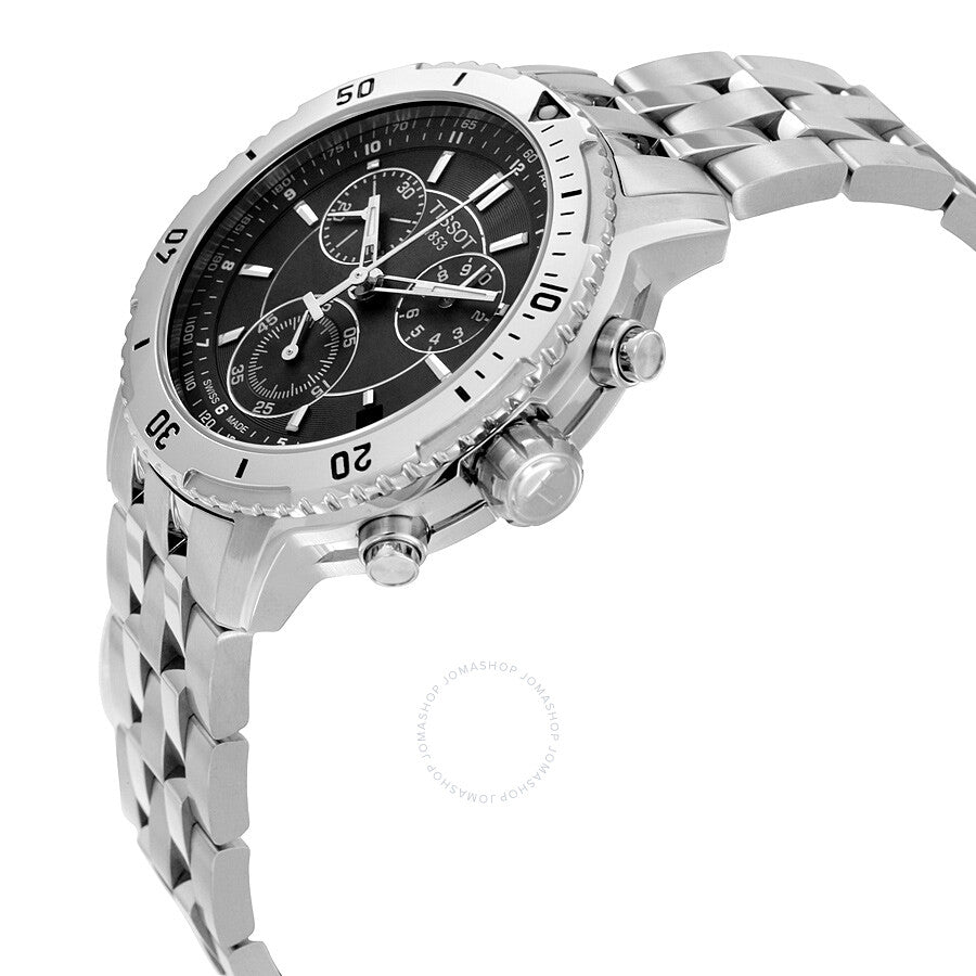 Tissot PRS 200 Chronograph Black Dial Men's Watch T0674171105100 - Dawson Watches #2