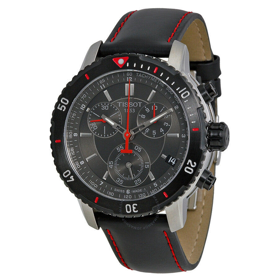 Tissot PRS 200 Chronograph Black Dial Men's Watch T0674172605100 - Dawson Watches
