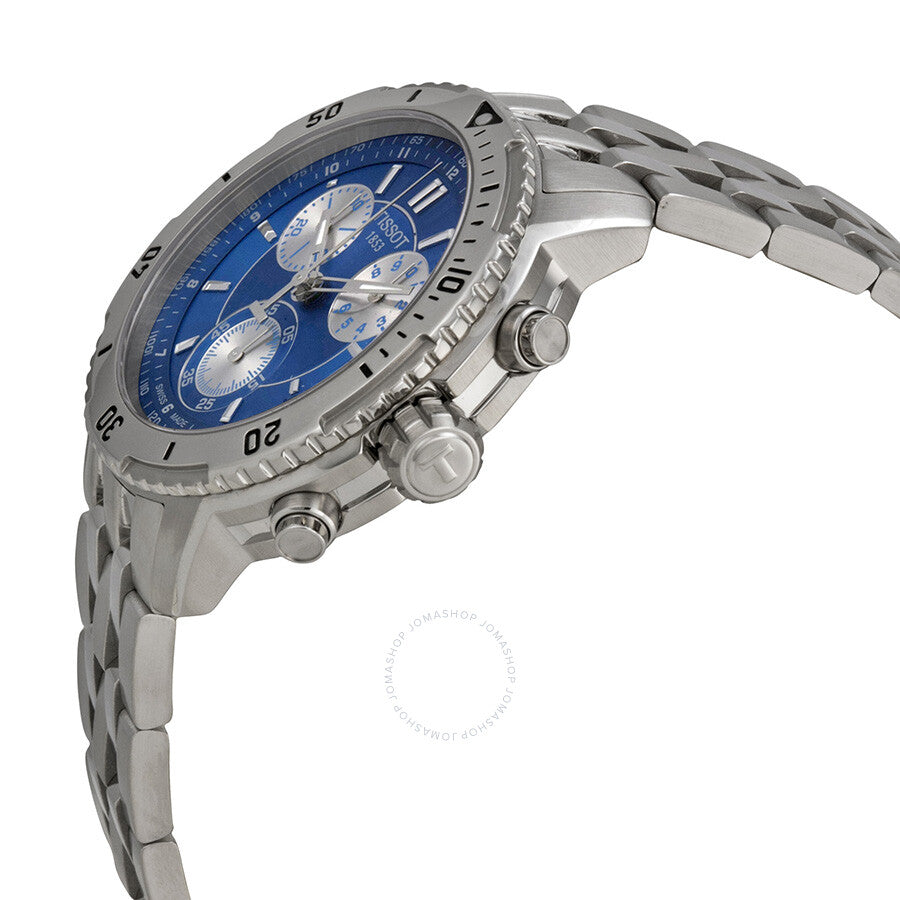 Tissot PRS 200 Chronograph Blue Dial Sport Men's Watch T0674171104100 - Dawson Watches #2