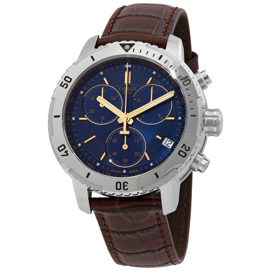 Tissot PRS 200 Chronograph Quartz Blue Dial Men's Watch T067.417.16.041.00 - Dawson Watches
