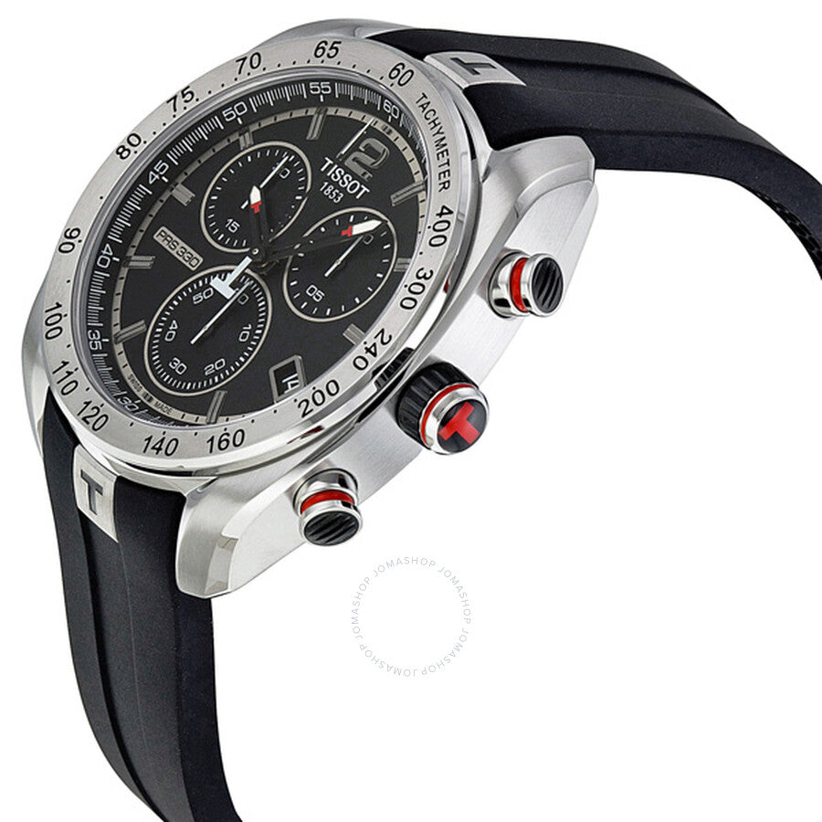 Tissot PRS 330 Chronograph Black Dial Men's Watch T0764171705700 - Dawson Watches #2