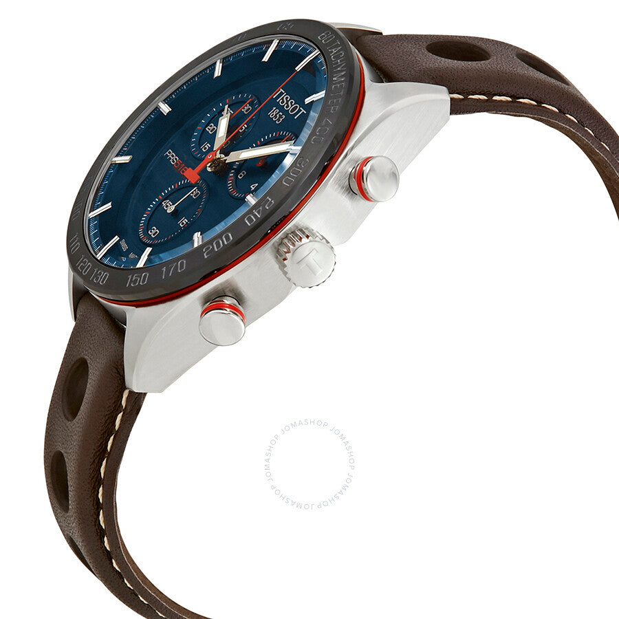 Tissot PRS 516 Chronograph Blue Dial Men's Watch T100.417.16.041.00 - Dawson Watches #2