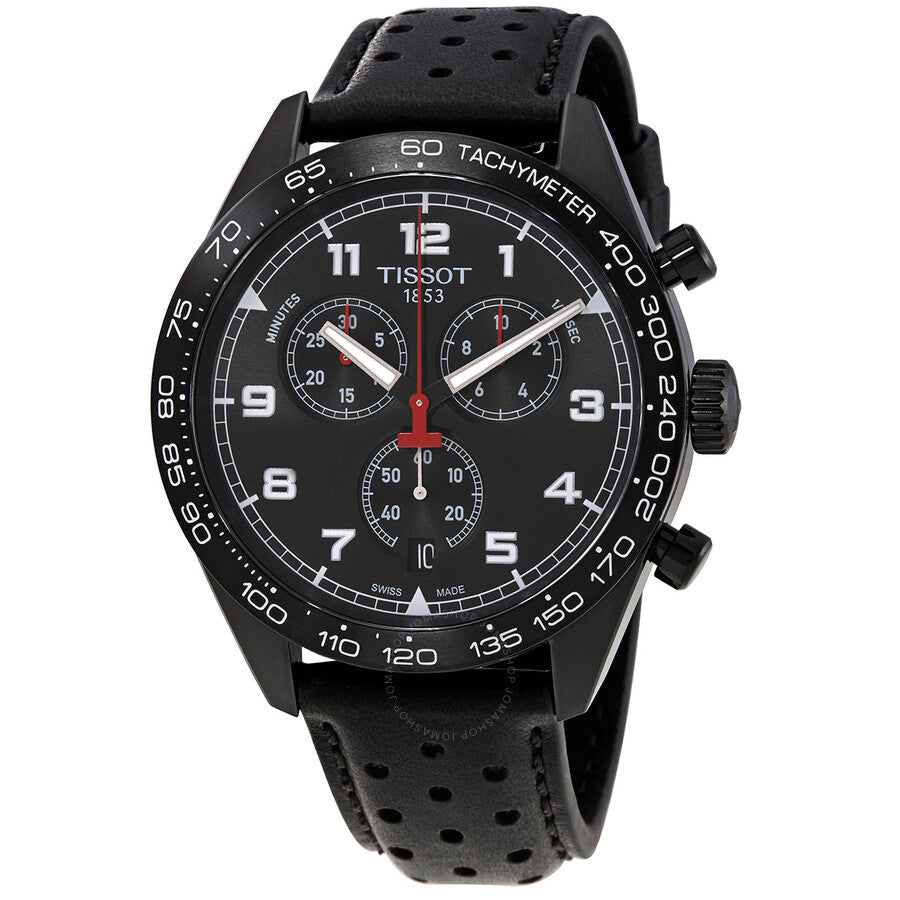 Tissot PRS 516 Chronograph Quartz Black Dial Men's Watch T131.617.36.052.00 - Dawson Watches