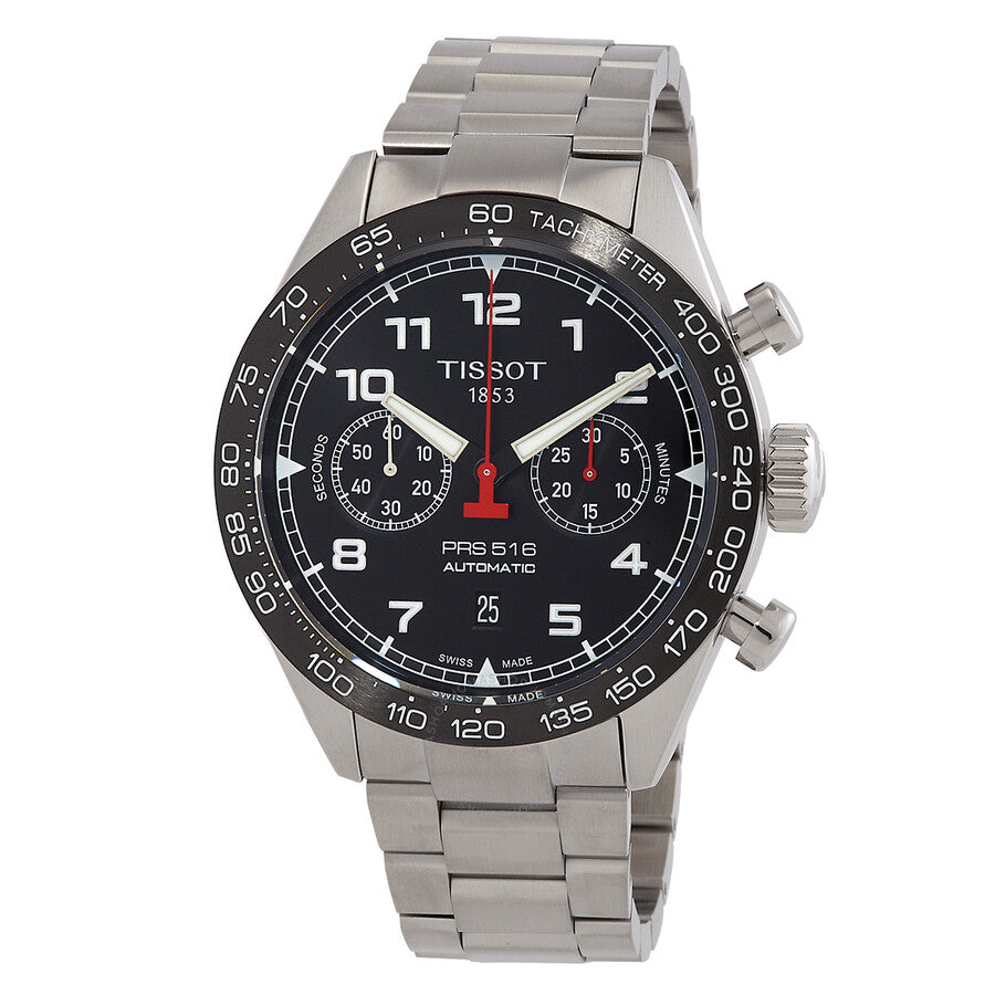 Tissot PRS516 Chronograph Automatic Black Dial Men's Watch T131.627.11.052.00 - Dawson Watches