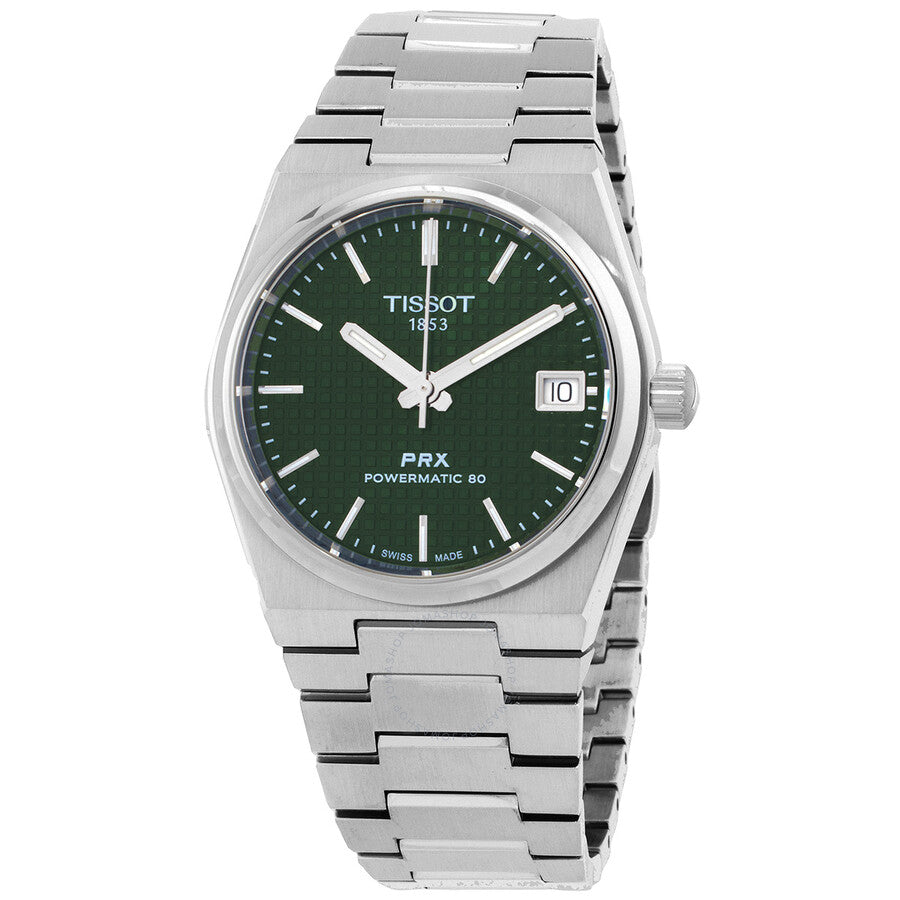Tissot PRX Automatic Green Dial Unisex Watch T1372071109100 - Dawson Watches