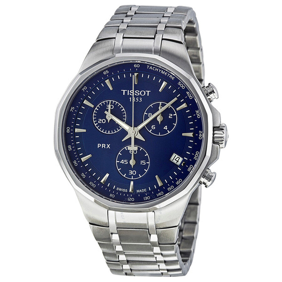 Tissot PRX Classic Chronograph Blue Dial Men's Watch T0774171104100 - Dawson Watches