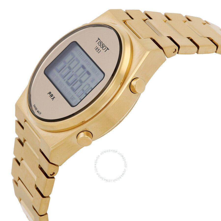 Tissot PRX Digital Quartz Gold Dial Men's Watch T1372633302000 - Dawson Watches #2
