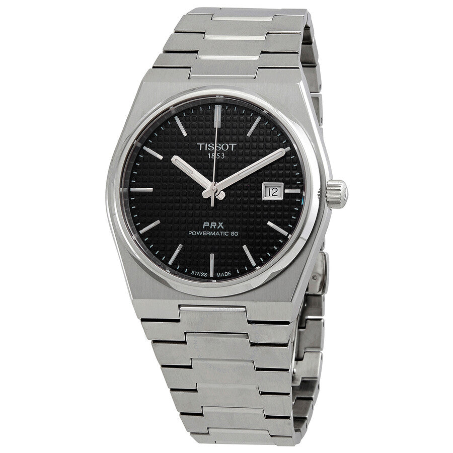 Tissot PRX Powermatic 80 Automatic Black Dial Men's Watch T137.407.11.051.00 - Dawson Watches